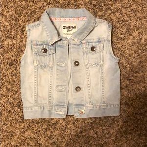 Blue jean vest